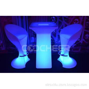 Bule Color Nightclub DMX  Indoor Led Bar Table Set Decorati
